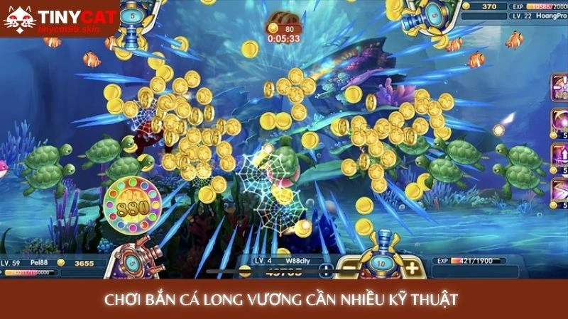 Chơi bắn cá Long vương cần nhiều kỹ thuật 
