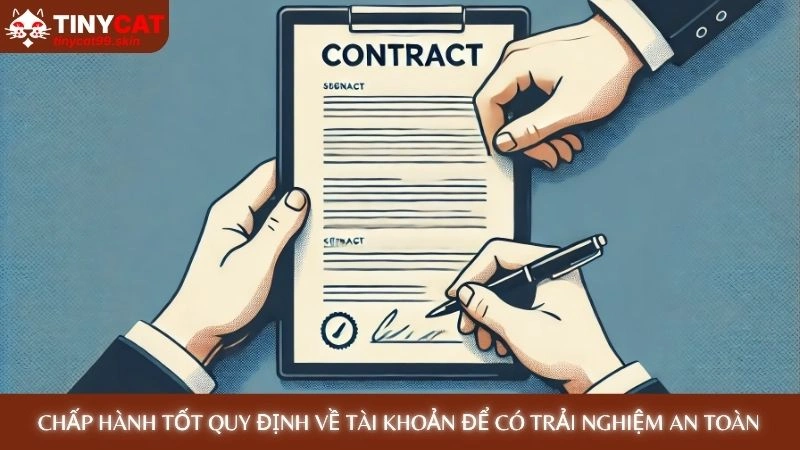 Điều khoản sử dụng - Quyền lợi người chơi tại Tinycat99 2 Chấp hành tốt quy định về tài khoản để có trải nghiệm an toàn