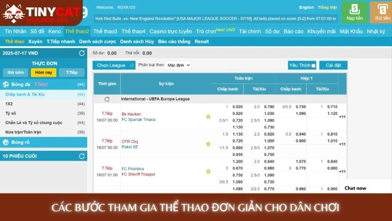 Các bước tham gia thể thao đơn giản cho dân chơi