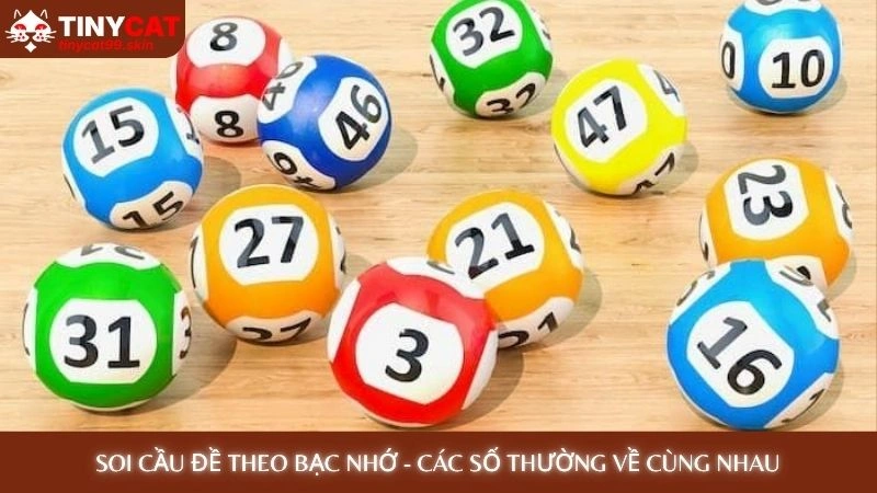 Soi cầu đề theo bạc nhớ - Các số thường về cùng nhau