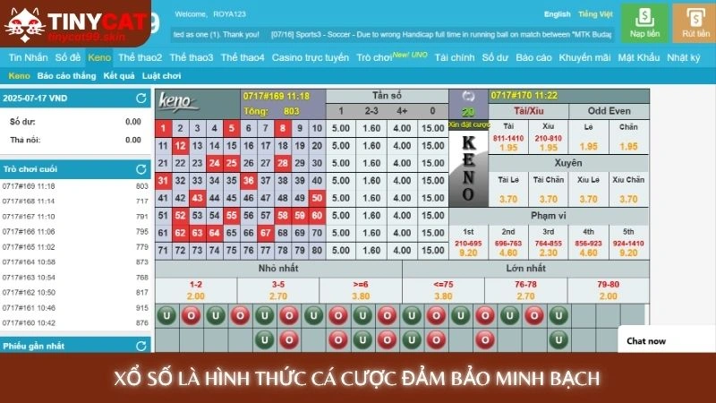 Xổ số là hình thức cá cược đảm bảo minh bạch